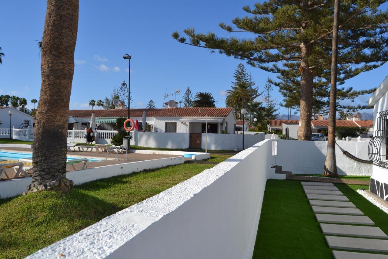 White Exclusive Bungalow. 2 rooms, garden & pool. Maspalomas  Exterior foto
