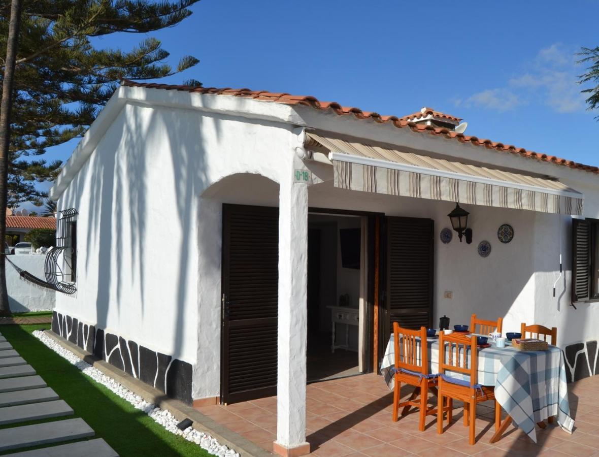 White Exclusive Bungalow. 2 rooms, garden & pool. Maspalomas  Exterior foto